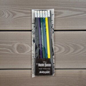 DISNEY The Haunted Mansion Set of 6 Pencil Set NEW NIP